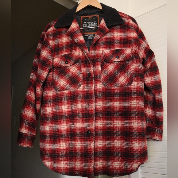 Colebrook Jackets & Blazers - Colebrook Vintage Plaid Button Down Coat